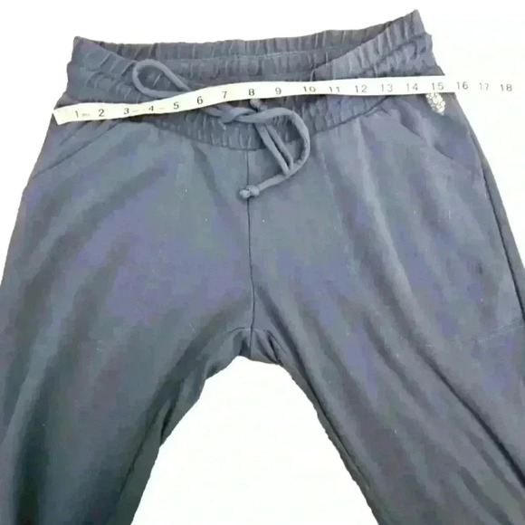 Free People Movement Womens Blue Sunny Skinny Mid Rise Sweat Pant Joggers S - Picture 10 of 11